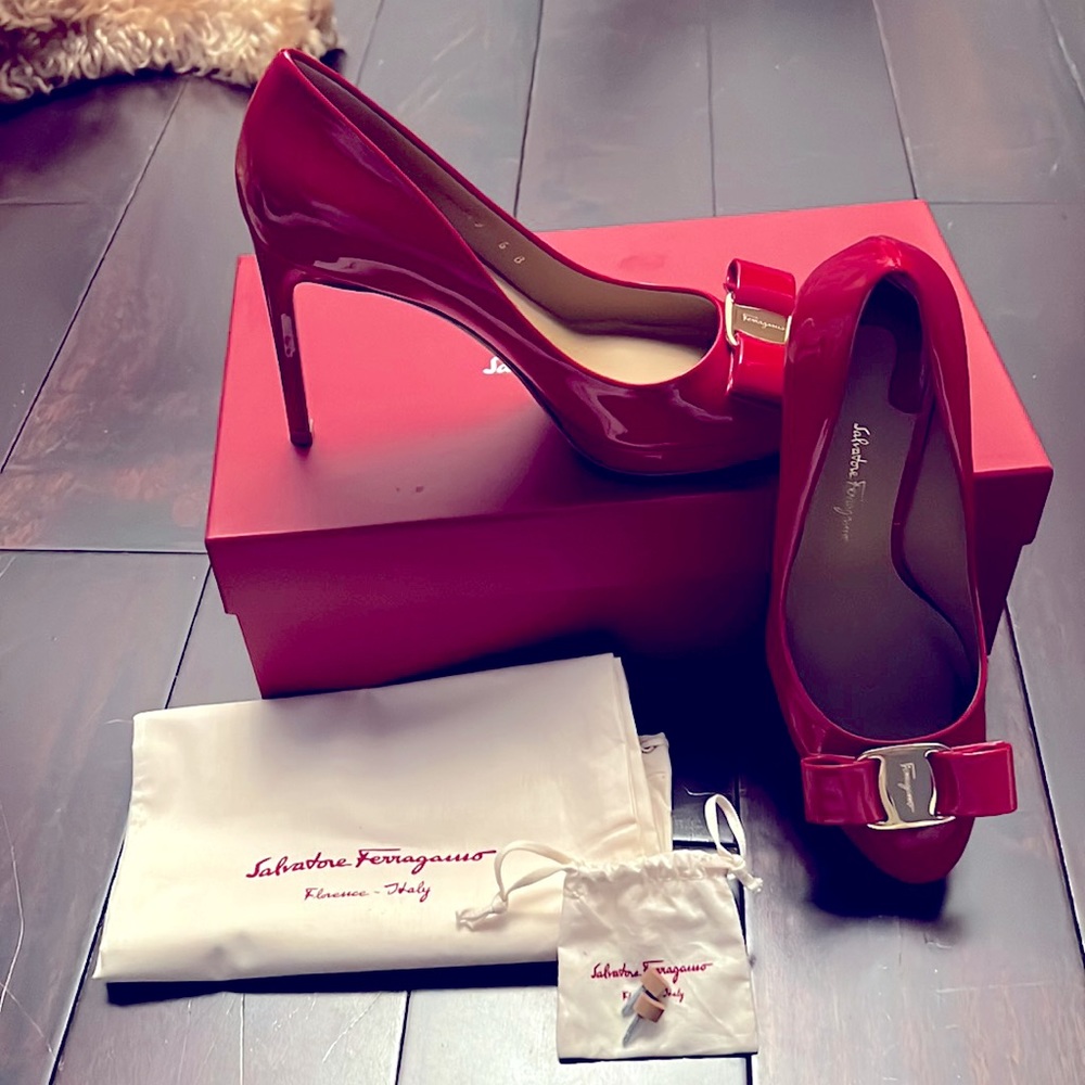 Salvatore Ferregamo red shoes